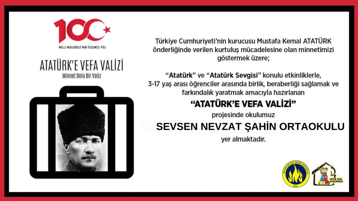 Okulumuz, Bir “Atatürk’e Vefa Valizi” Okuludur.